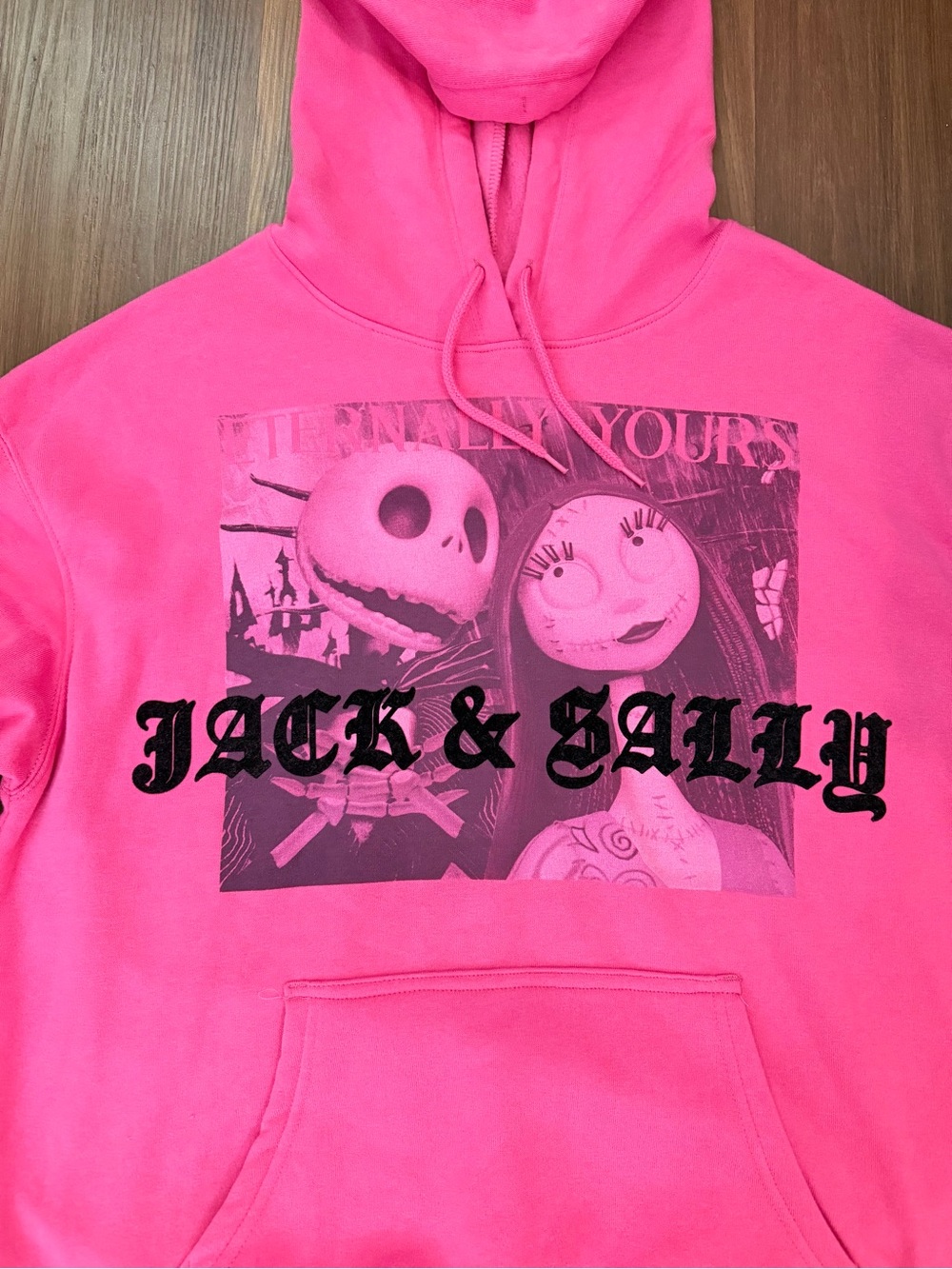 Disney The Nightmare Before Christmas Hot Pink Pullover Hoodie